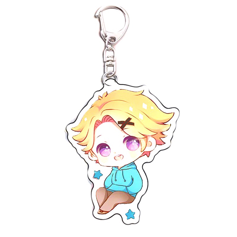 Móc Khóa Gắn Mô Hình Nhân Vật Yoosung Zenny 707 Jumin Saeran