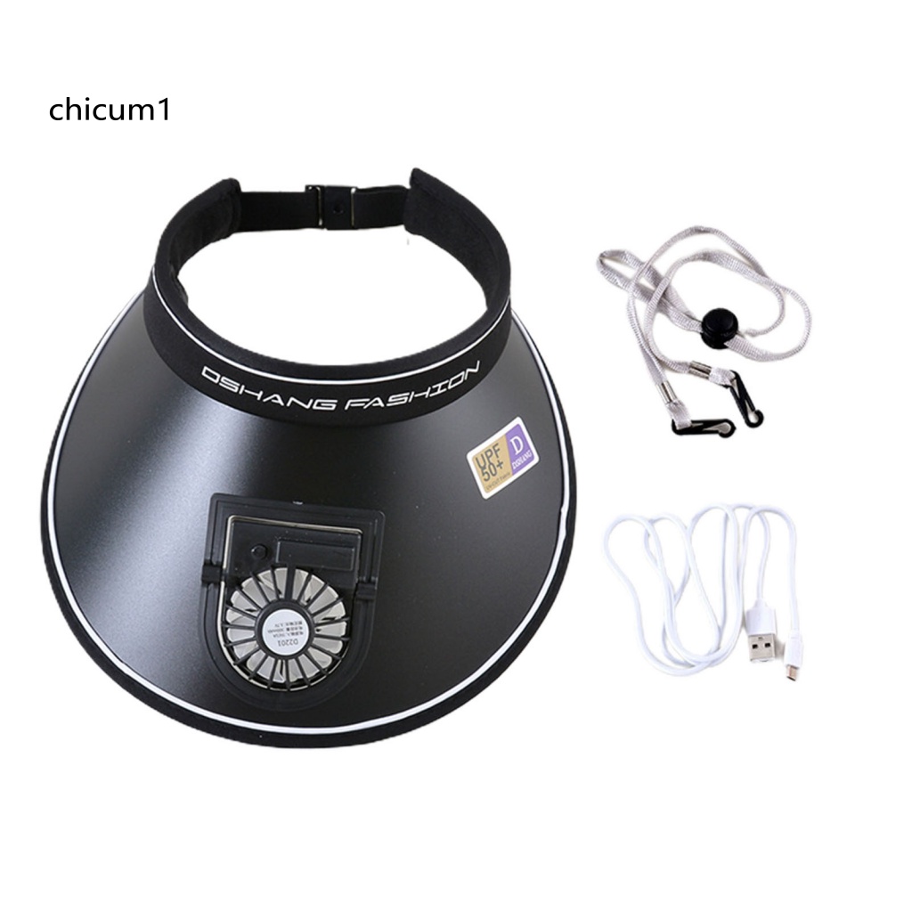 Mũ Lưỡi Trai Có Quạt Điện Chống Tia UV Tiết Kiệm Năng Lượng Cho Nữ