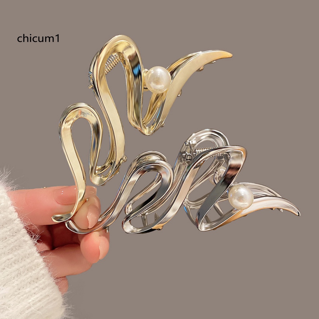 Kẹp Tóc Đính Ngọc Trai Giả Tinh Tế Cho Nữ