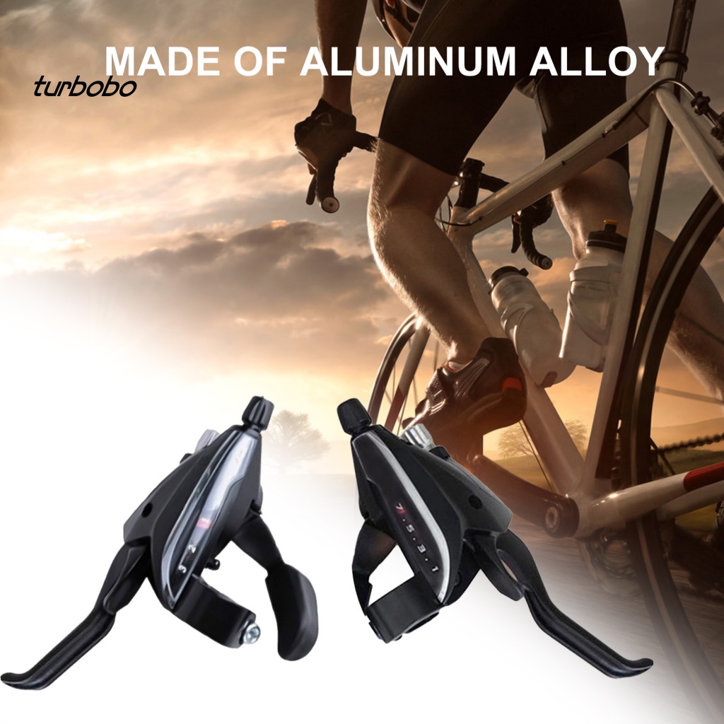 Turbobo Bộ 2 Cần Gạt Số EF65-7 3x7 Tốc Độ Chính Xác Cao Cho Xe Đạp Leo Núi MTB
