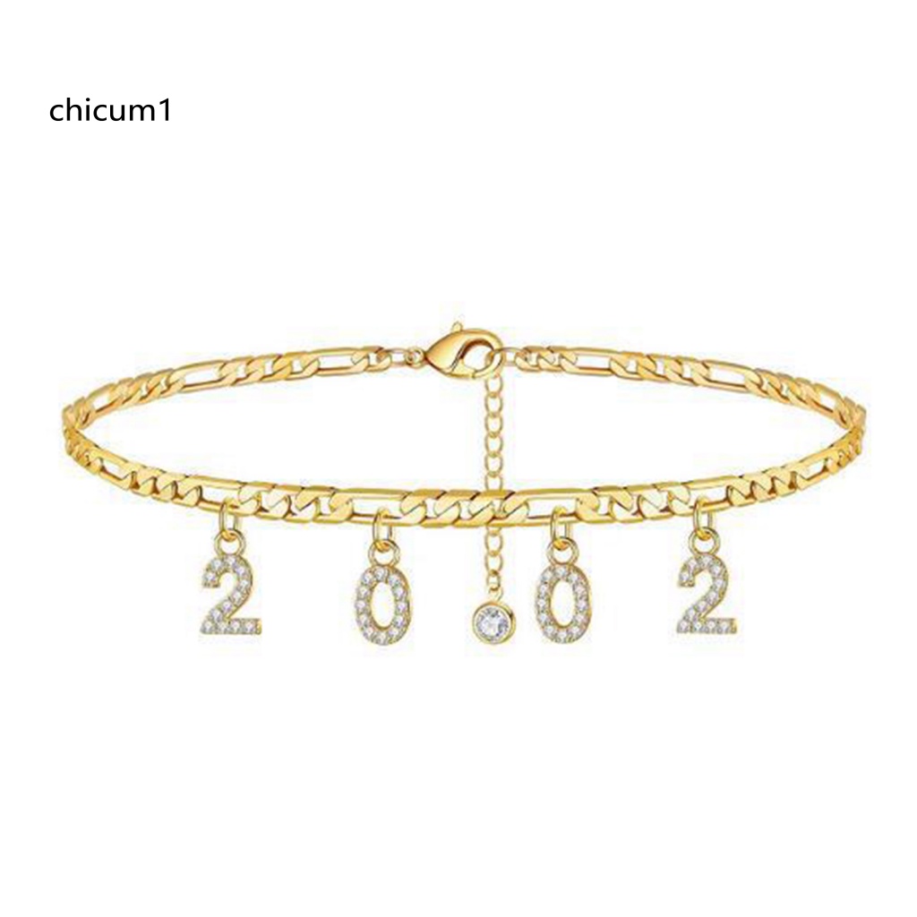 Vòng Đeo Tay Sinh Nhật Số 1997-2005 Có Thể Điều Chỉnh Kích Cỡ