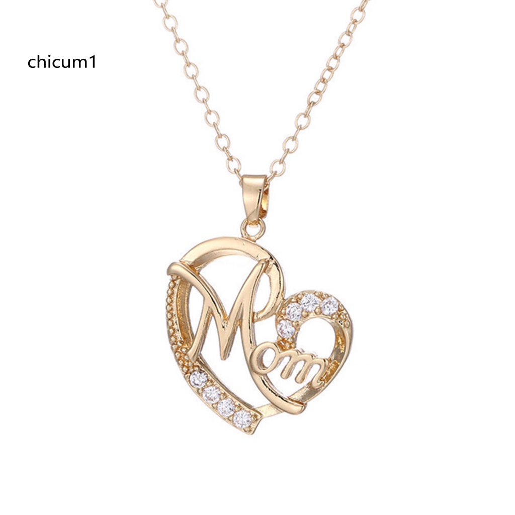 Vòng cổ Hợp Kim Mặt Trái Tim Đính Đá Sang Trọng