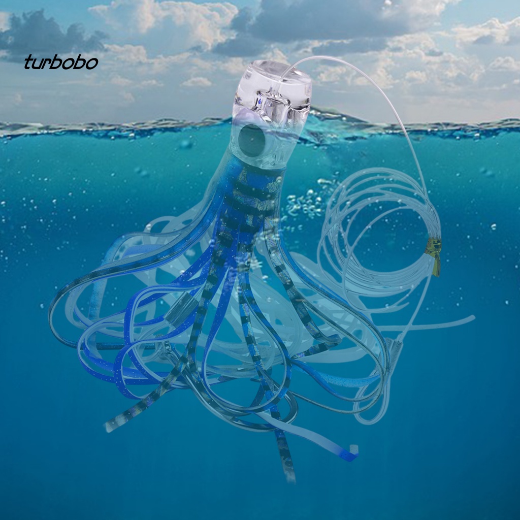 Mồi Câu Cá Giả Hình Bạch Tuộc Nhiều Màu Sắc 23cm / 96g