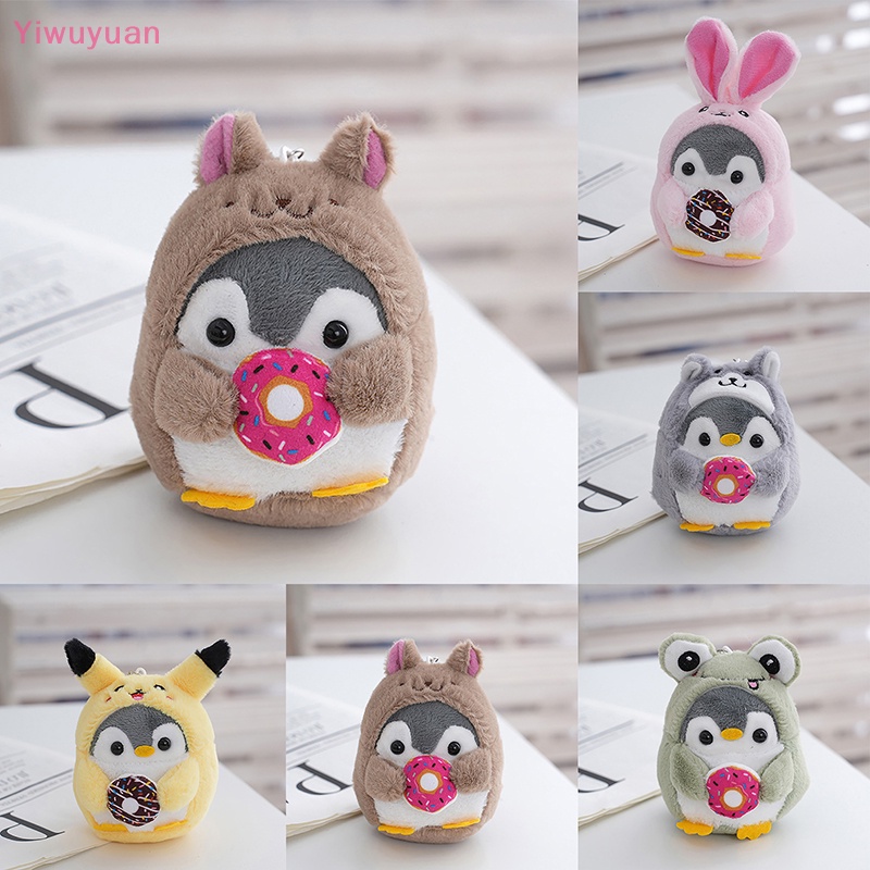 1 Móc Khóa Hình Chim Cánh Cụt Nhồi Bông Đáng Yêu Mới