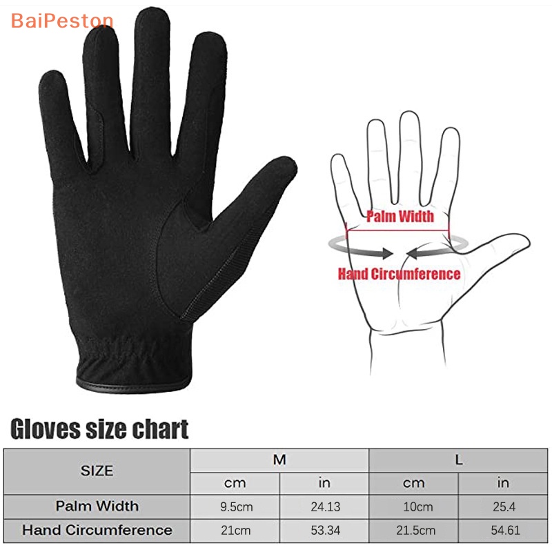 [BaiPestonV] Găng Tay Lái Xe Đạp Thể Thao Dài Bền Cho Người Lớn