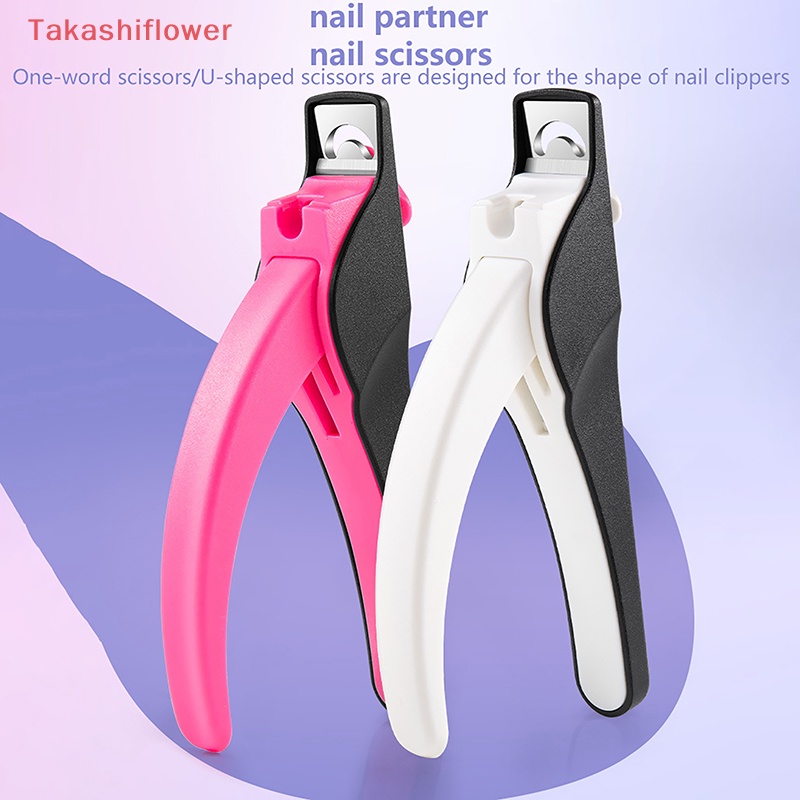 Kềm Cắt Móng Tay Giả Hình Chữ U Bằng Thép Không Gỉ Chuyên Nghiệp