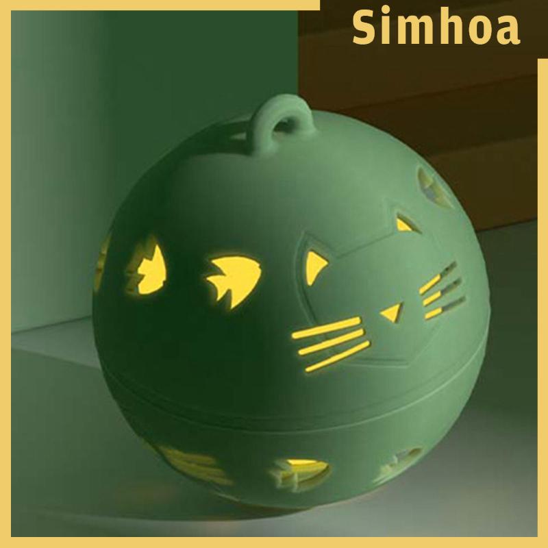 Bóng Đồ Chơi 2 Chế Độ Bằng Silicone Có Đèn Led Dành Cho Mèo Cưng