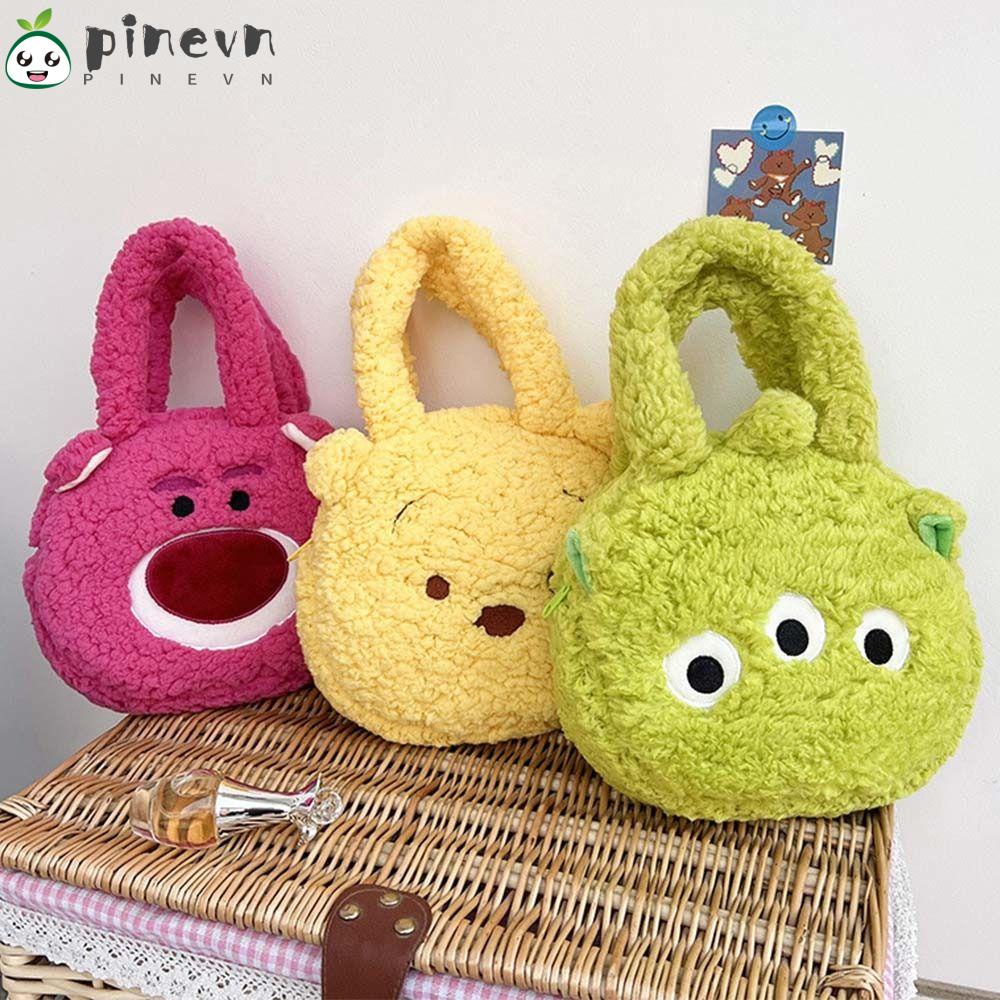 PINEVN Túi Đeo Chéo Hình Thú Nhồi Bông Dễ Thương Cho Nữ