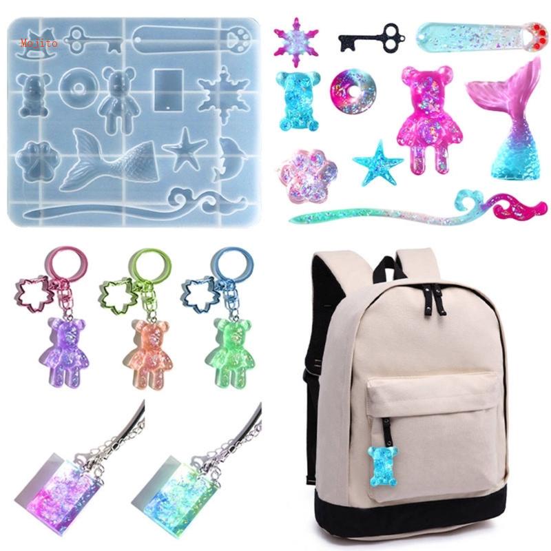 Khuôn Silicone Làm Trang Sức Nhựa Resin Hình Tròn