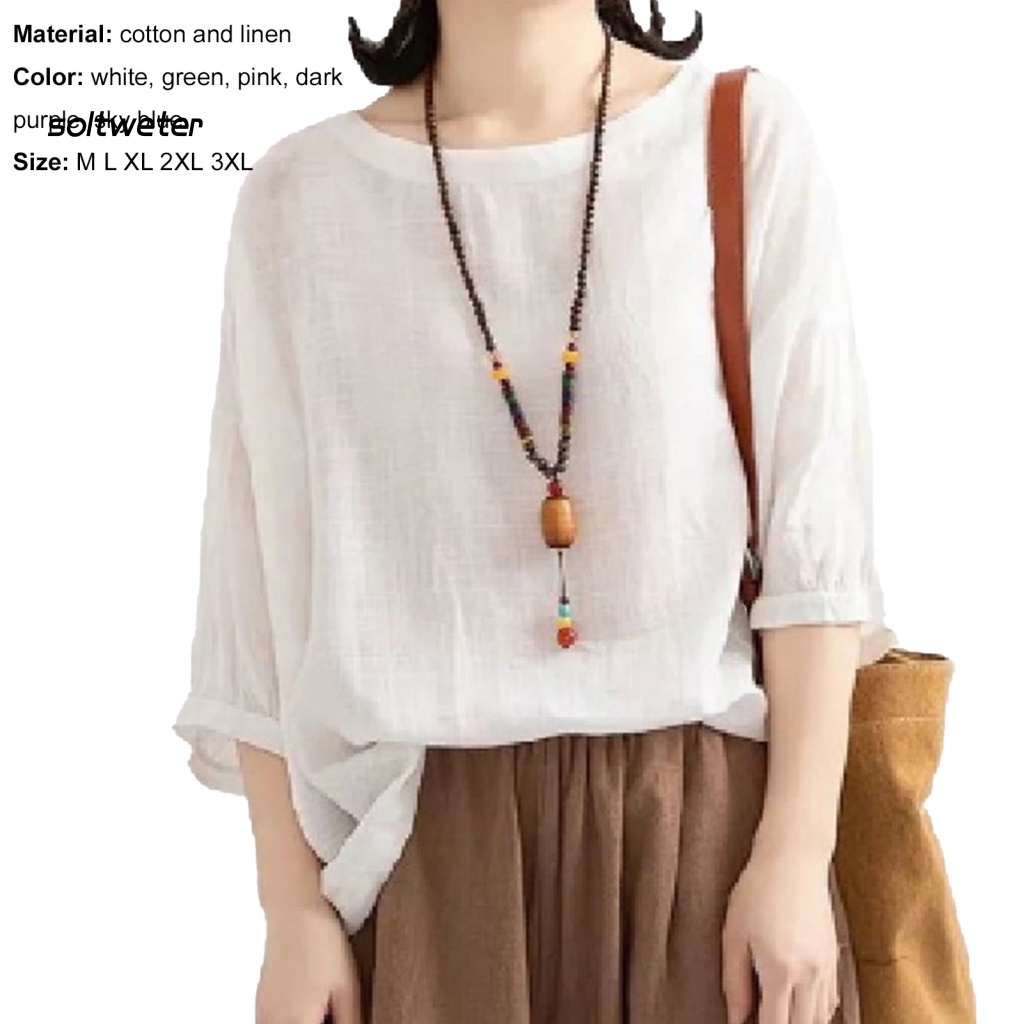 Áo Cánh Dơi Bằng Cotton Thoáng Khí Thời Trang Cho Nữ