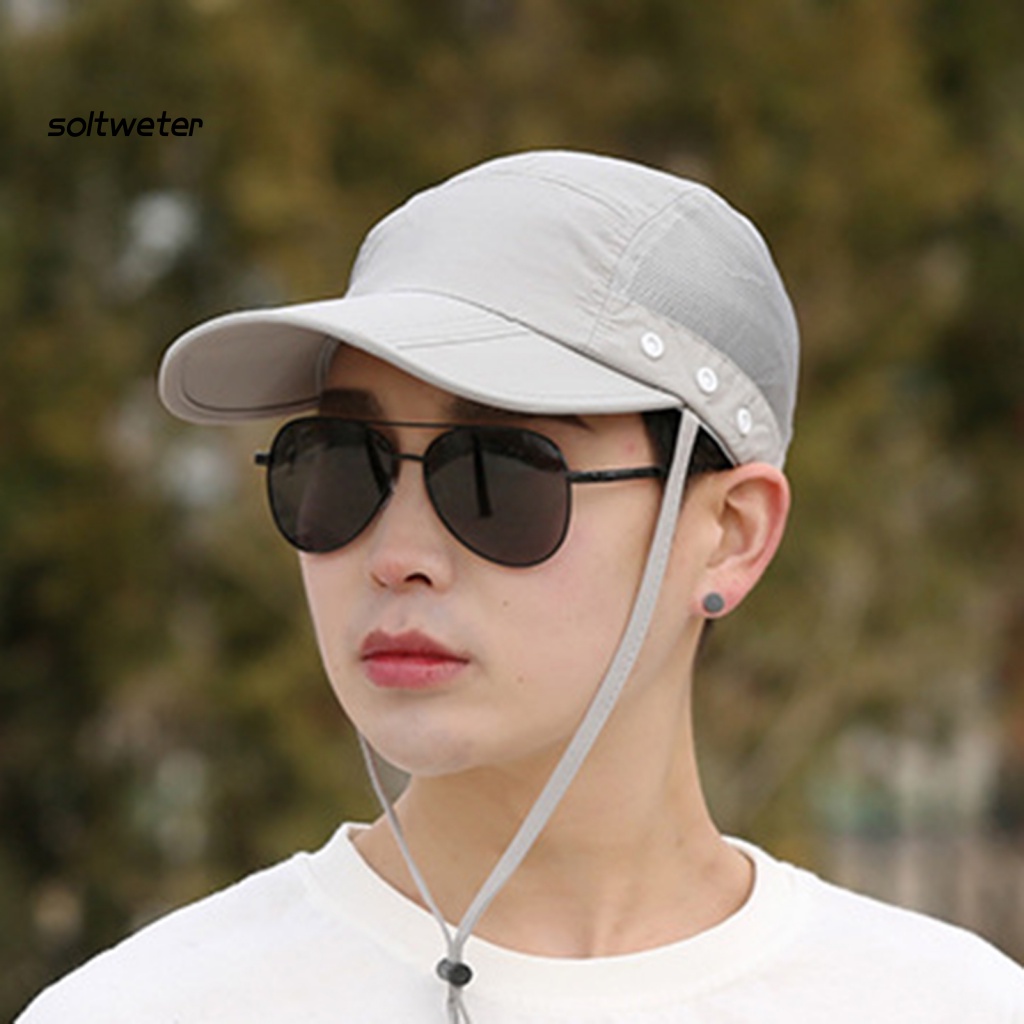 Mũ Trùm Đầu Thoáng Khí Chống Tia UV Chống Gió Mau Khô Dùng Khi Đi Xe Đạp Ngoài Trời