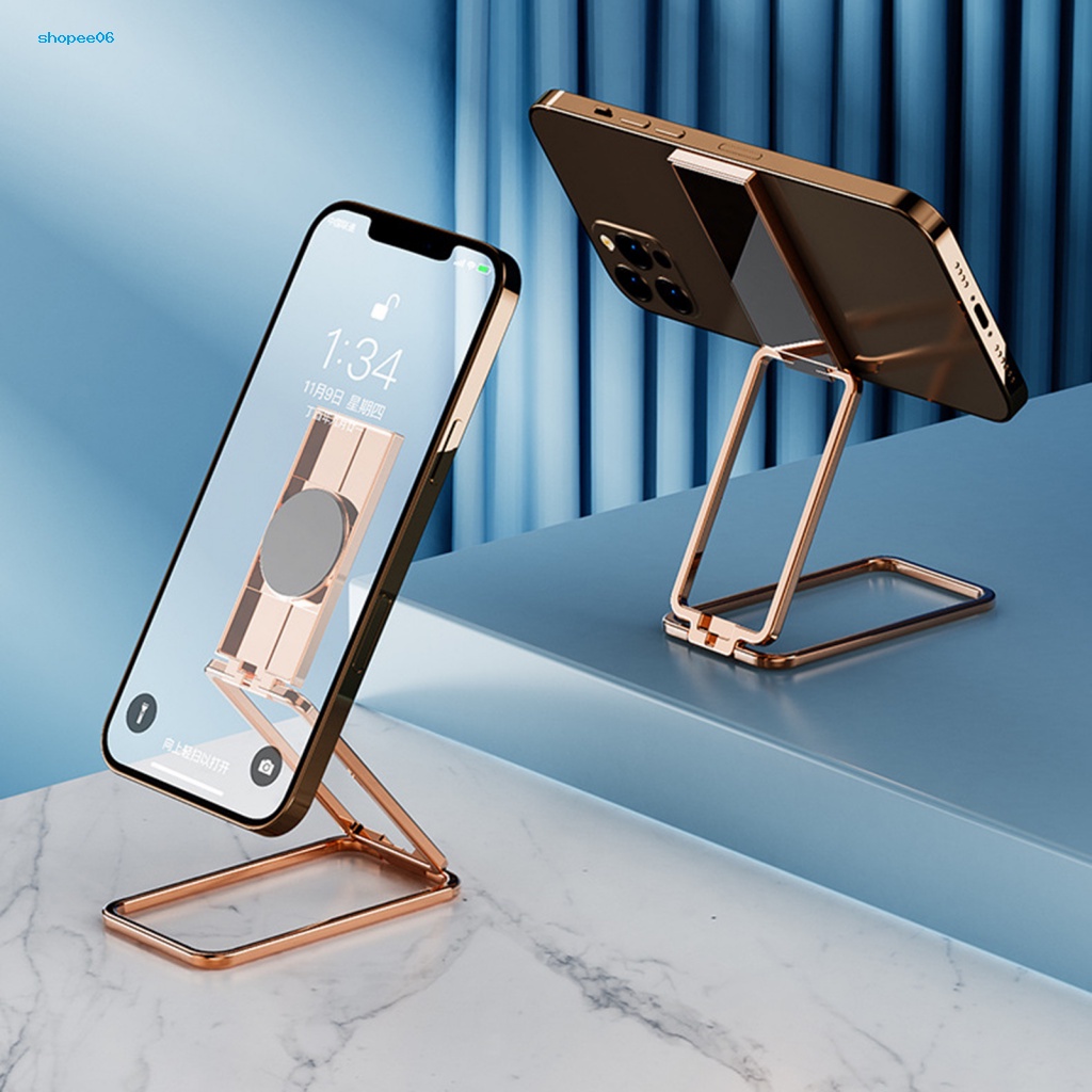 Giá Đỡ Điện Thoại / Máy Tính Bảng Nam Châm Xoay 360 Độ Thông Dụng Chịu Lực Mạnh Dùng Trong Nhà