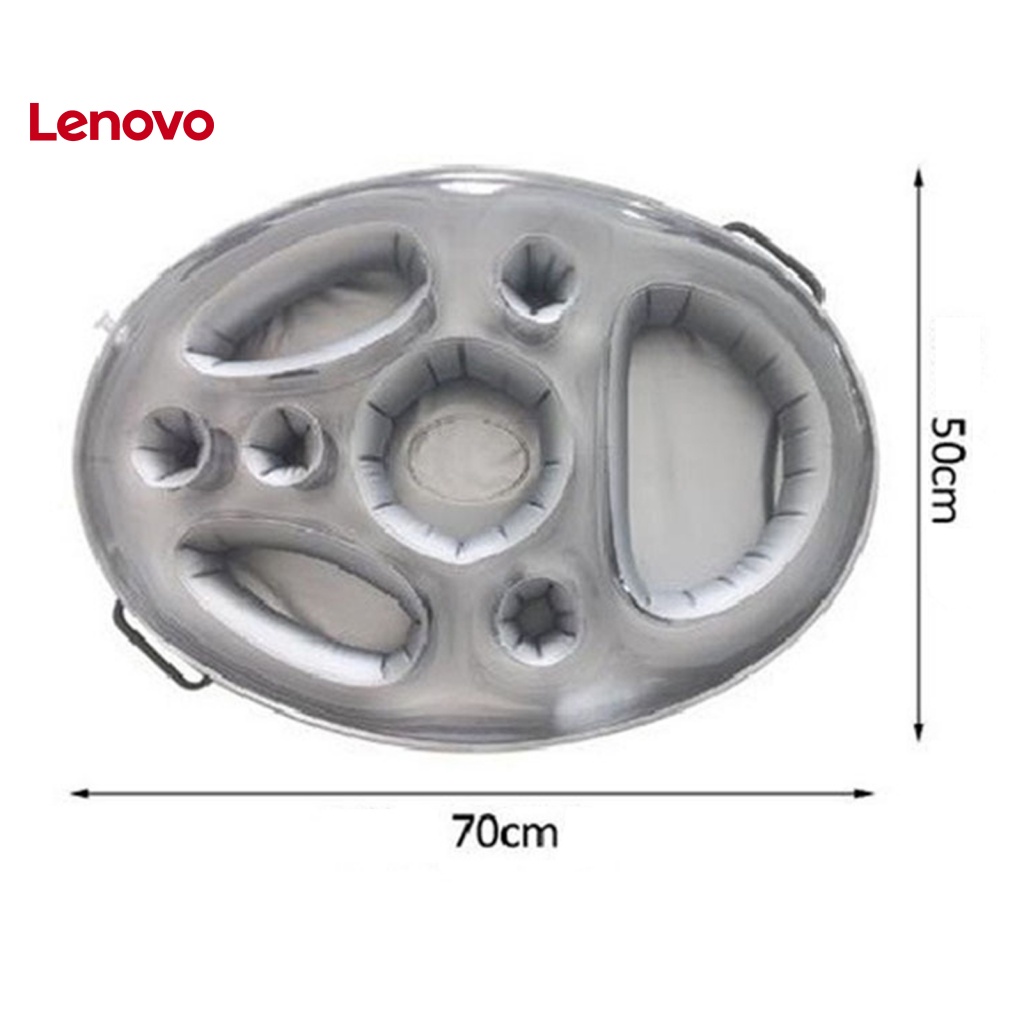 Phao Nổi PVC 8 / 9 Lỗ Có Tay Cầm Đựng Đồ Uống Hình Hoa Hướng Dương