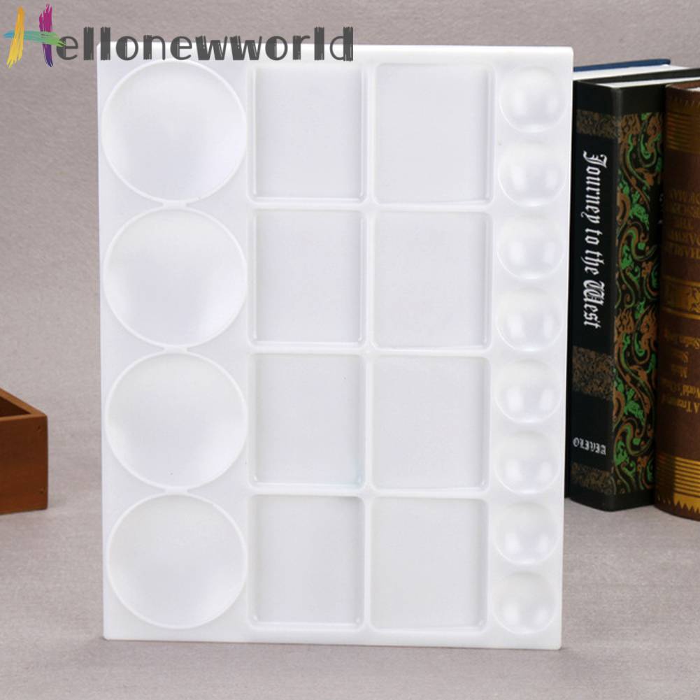 Khay Trộn Màu Nước Bằng Nhựa PP 20 Ngăn Tiện Dụng