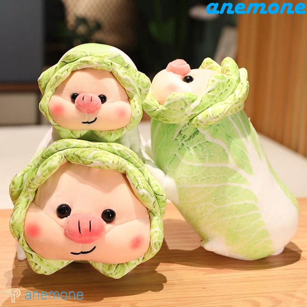 ANEMONE Chú Heo Nhồi Bông Mềm Mại Đáng Yêu Trang Trí Nhà Cửa