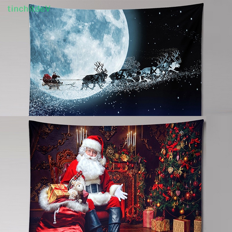 Thảm Treo Tường Trang Trí Chủ Đề Giáng Sinh 100 * 75CM