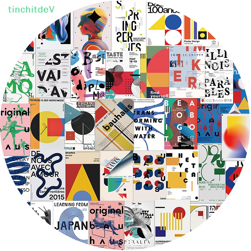 Bộ 40 Miếng Dán PVC Họa Tiết Graffiti Hoạt Hình Nghệ Thuật Trang Trí Xe Hơi / Vali / Laptop