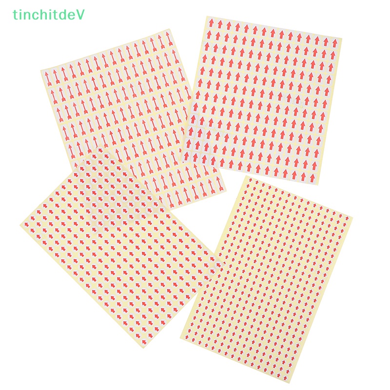 [TinchitdeV] Set 15 Tấm Nhãn Dán Đánh Dấu Hình Mũi Tên Tròn Nhỏ Có Thể Tháo Rời [Mới]