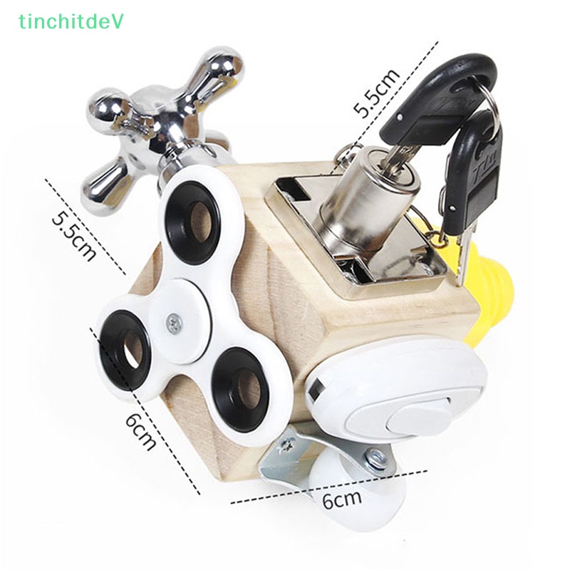 [TinchitdeV] Bảng Đồ Chơi Khối Lập Phương Montessori Có Cảm Biến Vui Nhộn Cho Bé [Mới]