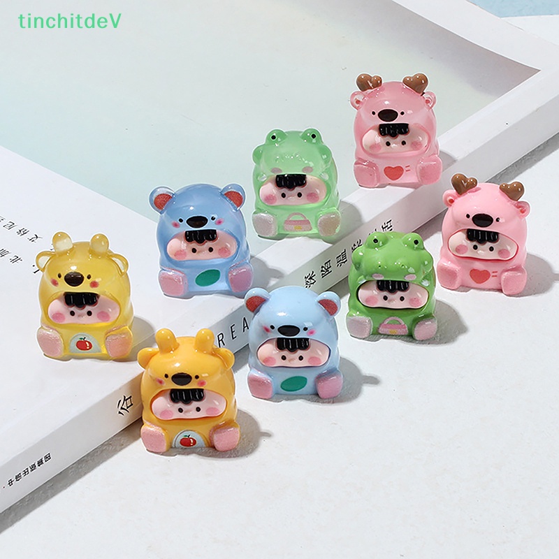 [TinchitdeV] Phụ Kiện Trang Sức Gel Dạ Quang Hình Thú Cưng May Mắn Mini Dễ Thương Sáng Tạo Dùng Để Trang Trí Xe Hơi / Làm Quà Tặng DIY