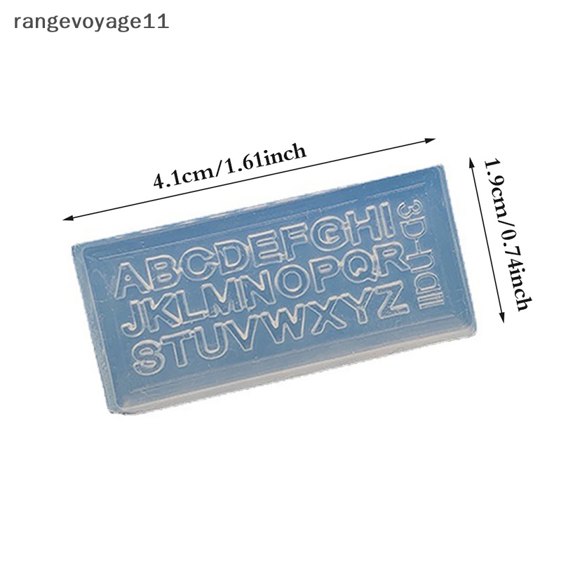 1 Khuôn Silicon In Chữ 3D DIY Trang Trí Móng Nghệ Thuật