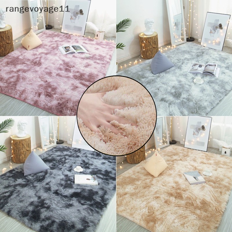 Thảm Lông Lót Sàn Mềm Mại Chống Trượt Trang Trí Phòng Ngủ / Phòng Ăn