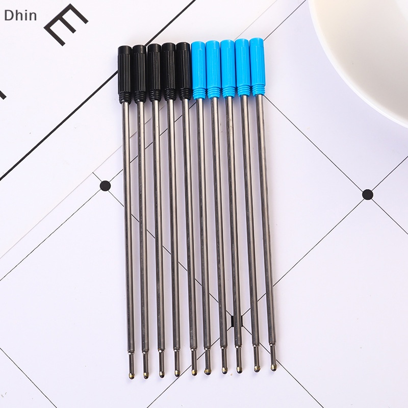 [Dhin] 10 Pcs/lot Rotag Metal Pen Refill Special Ballpoint Pen Refill Rod Cartridge COD