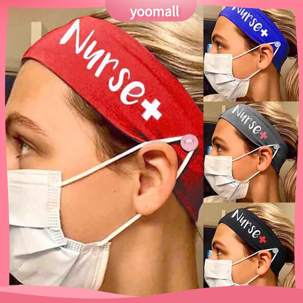 Băng Đô Cài Tóc Co Giãn Mềm Mại Hỗ Trợ Tập Yoga / Chạy Bộ