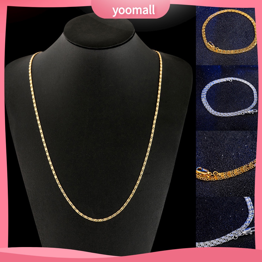 Vòng cổ Sợi Xích 16-30 inch 2mm Thời Trang Cá Tính Cho Nam Và Nữ