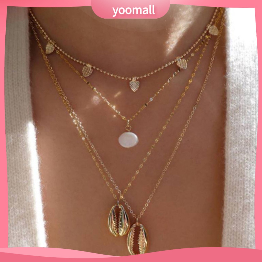 Vòng cổ Nhiều Lớp Phong Cách Dân Tộc Cho Nữ