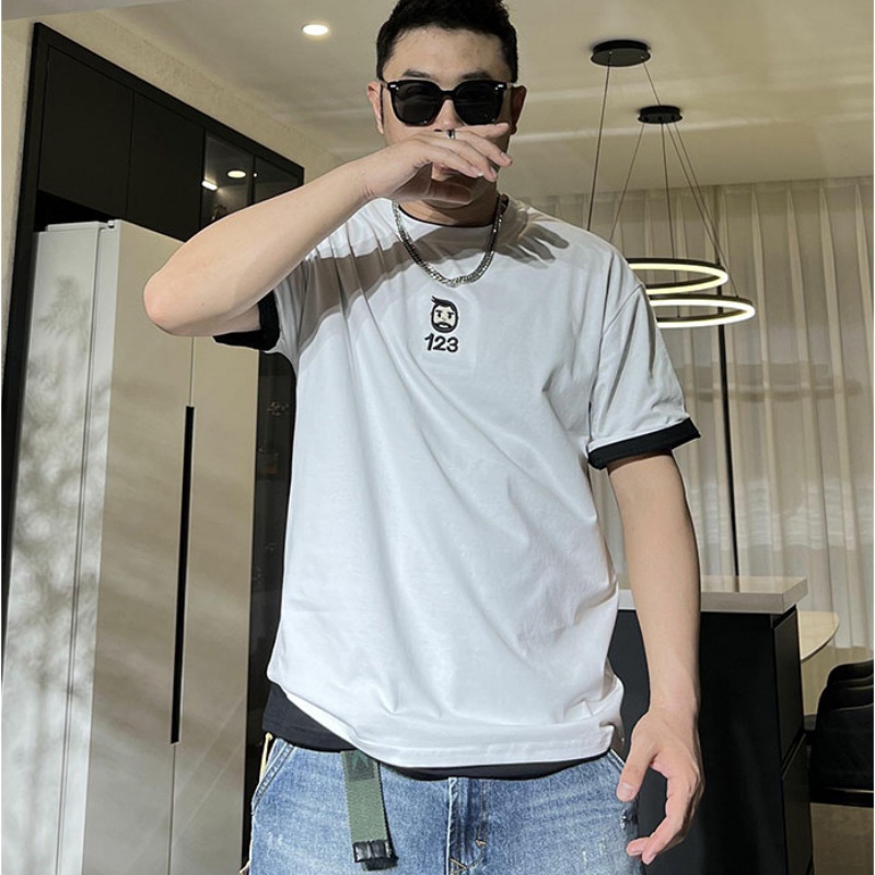 Áo Thun Tay Ngắn Dáng Rộng In Họa Tiết Độc Đáo Thời Trang Mùa Hè Cho Nam