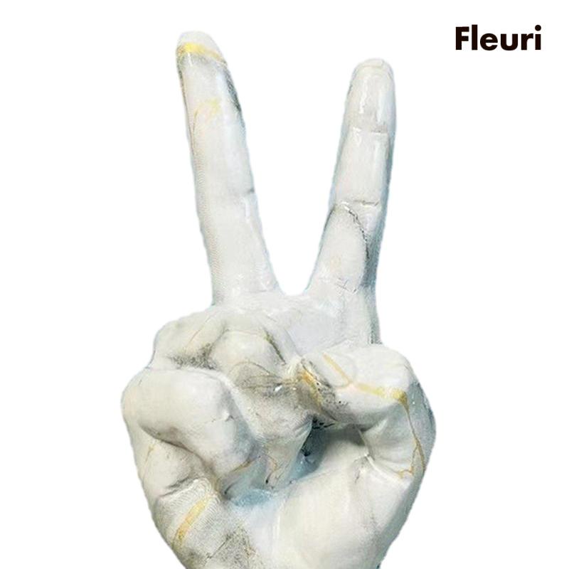 Đồ trang trí Tượng Cử Chỉ Ok Bằng Nhựa Resin Trang Trí Bàn / Hành Lang / Quán Bar / Nhà Cửa