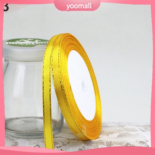 1 Cuộn Dây Ruy Băng Bản Rộng 25 Yard Rộng 6mm Trang Trí Sinh Nhật / Đám Cưới