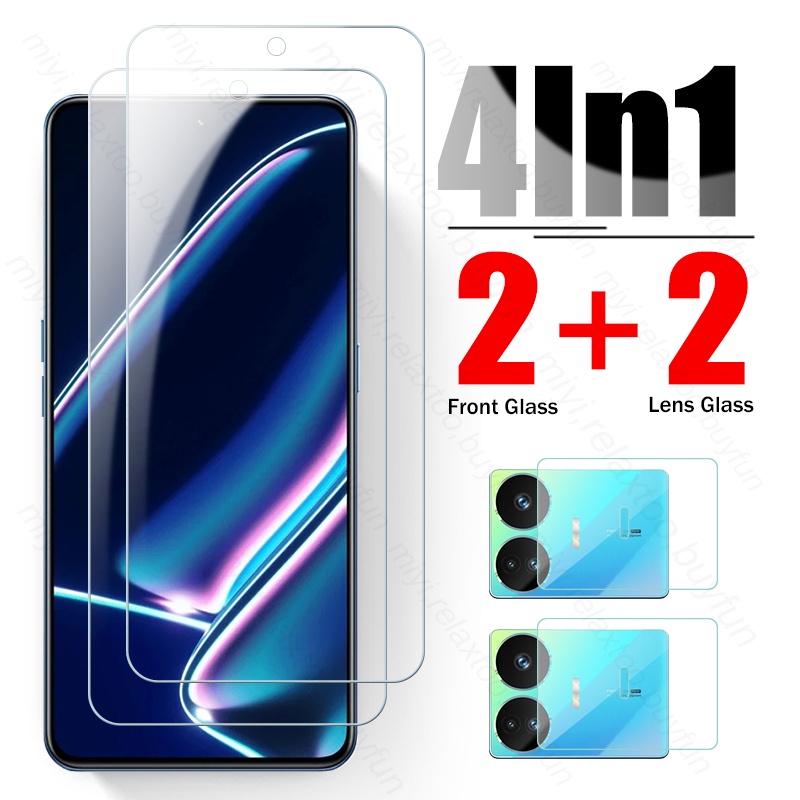 Kính Cường Lực 4 Trong 1 HD Bảo Vệ Toàn Màn Hình Cho Realme GTNeo5SE GT Neo5 Neo 5 SE 5SE 5G