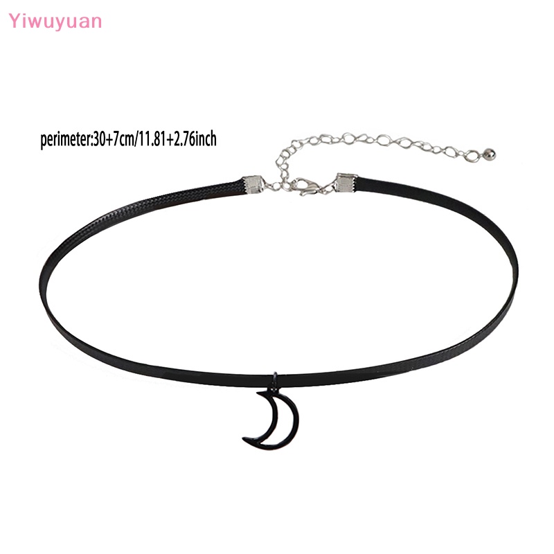 Vòng Cổ Choker Da PU Màu Đen Phong Cách Gothic Cho Nữ Mới