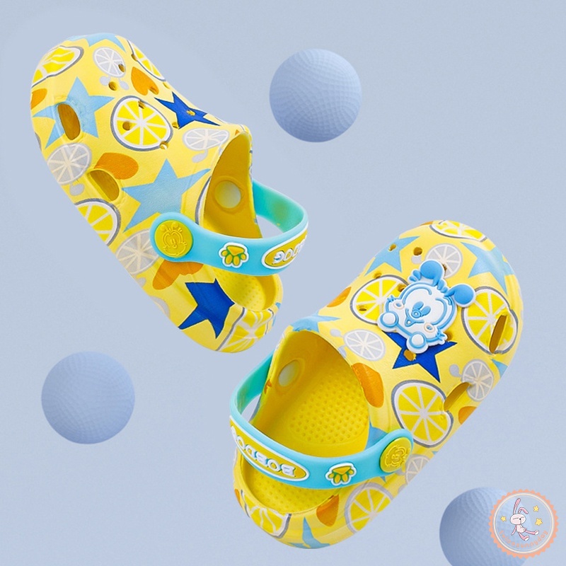 Dép Sandal Bằng Eva Mềm In Hoạt Hình Dành Cho Bé Trai Gái 1-5 Tuổi