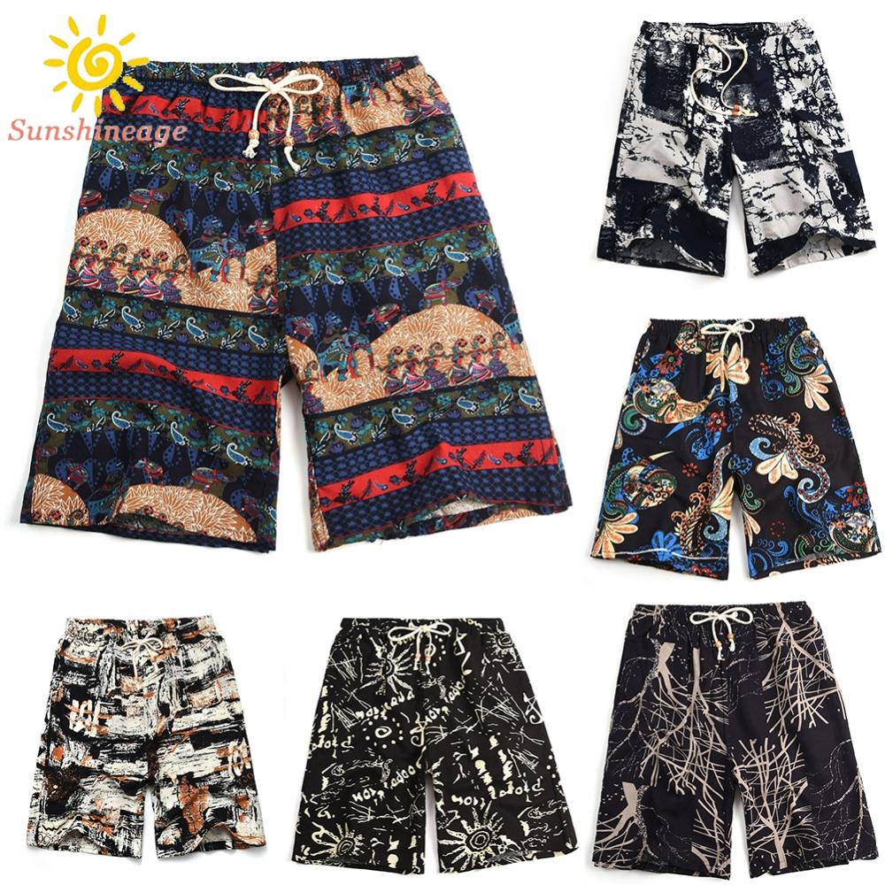 Quần Short Dáng Rộng Siêu Nhẹ Chất Liệu Co Giãn Thoải Mái Thời Trang Đi Biển Cho Nam