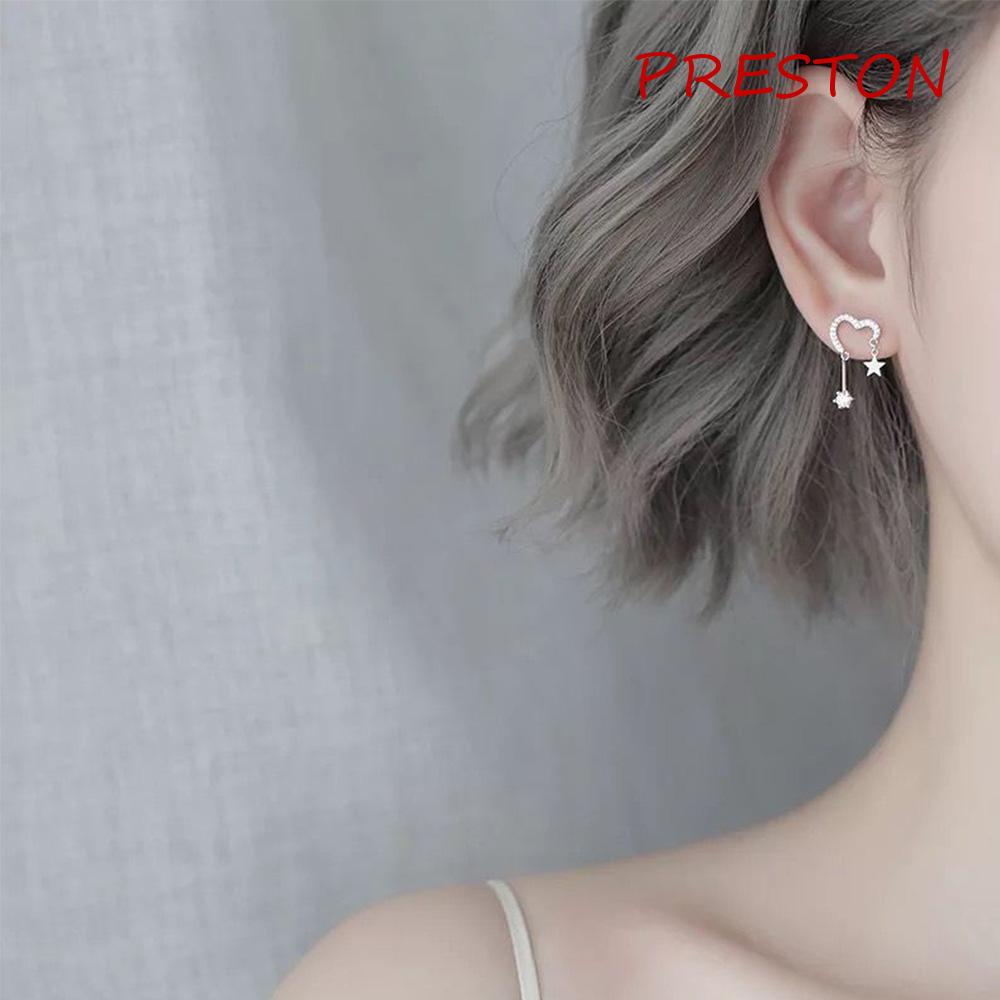 Bông Tai Hình Ngôi Sao / Trái Tim Dễ Thương Chống Dị Ứng Thời Trang Cho