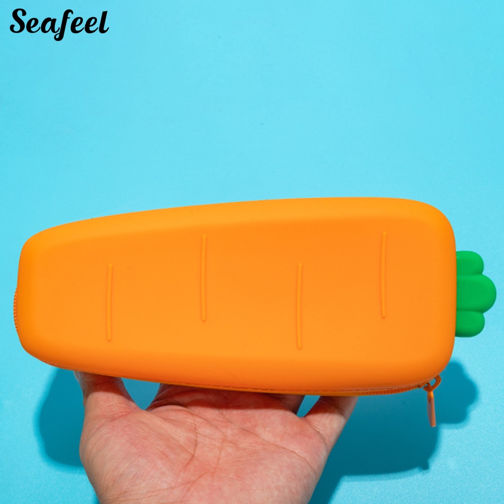 Túi Silicon Mềm Hình Củ Cà Rốt Hoạt Hình Đáng Yêu