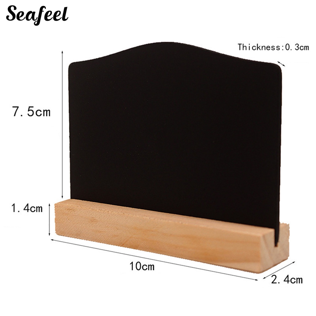 Set 6 Bảng Ghi Chú Hai Mặt Có Thể Xóa Được Tiện Dụng Cho Quán Cà Phê / Cửa Hàng