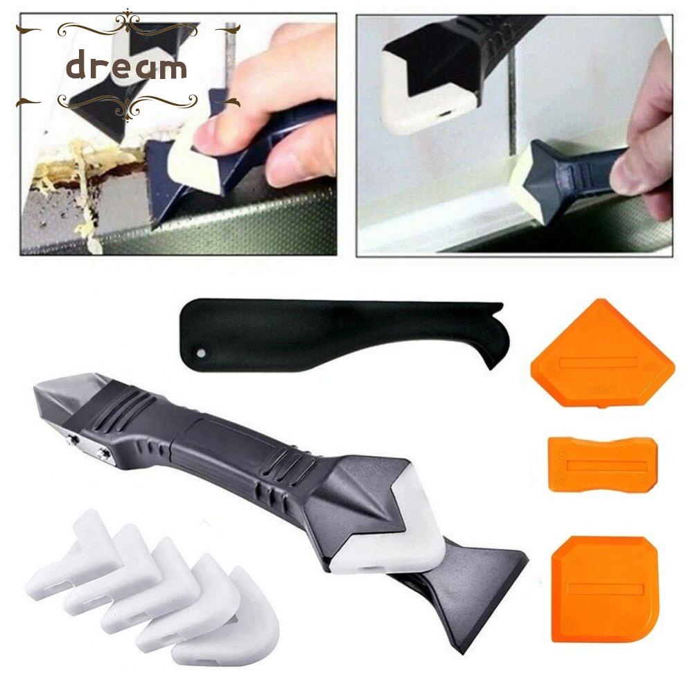 【DREAMLIFE】Scraper Sealant Silicone Stainless Steel Tool 3in1 Caulking Scraper 10pcs