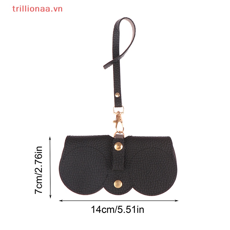 1 Túi Da Đựng Mắt Kính Phong Cách Retro