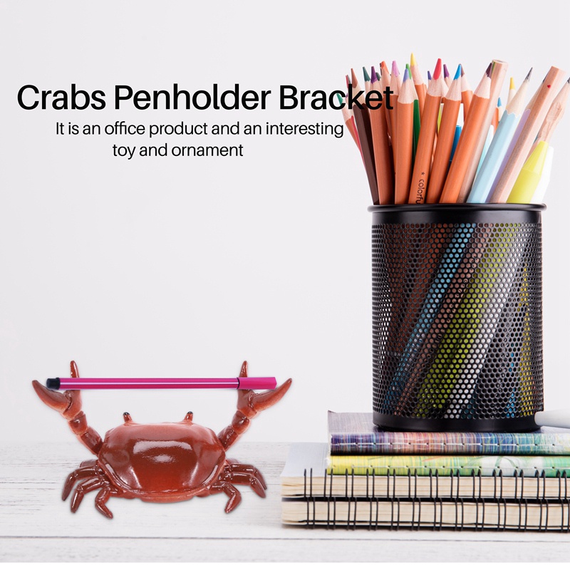 Giá Đỡ Bút Hình Con Cua Dễ Thương Sáng Tạo Phong Cách Nhật Bản