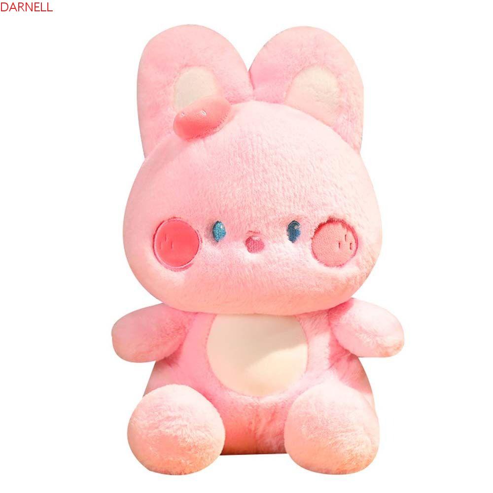 Thỏ Nhồi Bông Màu Hồng Mềm Mại Trang Trí Nhà Cửa