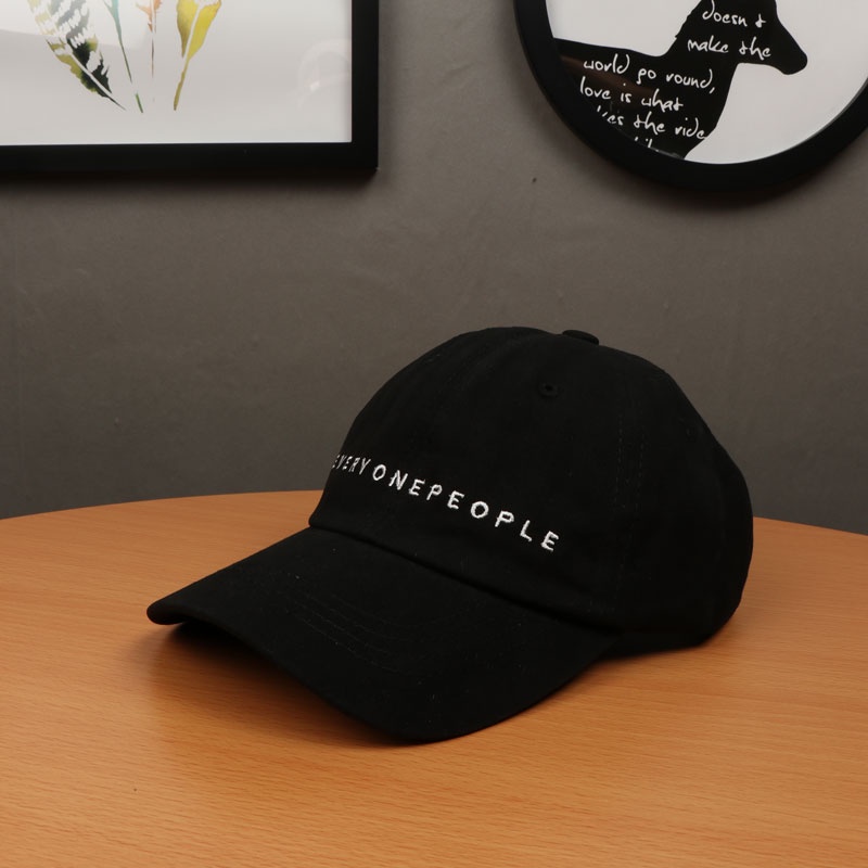 Mũ Lưỡi Trai Thêu Chữ Phong Cách Đường Phố Hàn Quốc Cá Tính