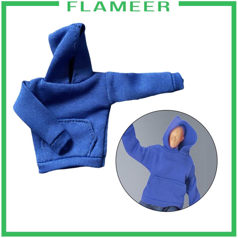 Áo Khoác Hoodie Thời Trang Cho Búp Bê Nữ 6inch Tỉ Lệ 1 / 12