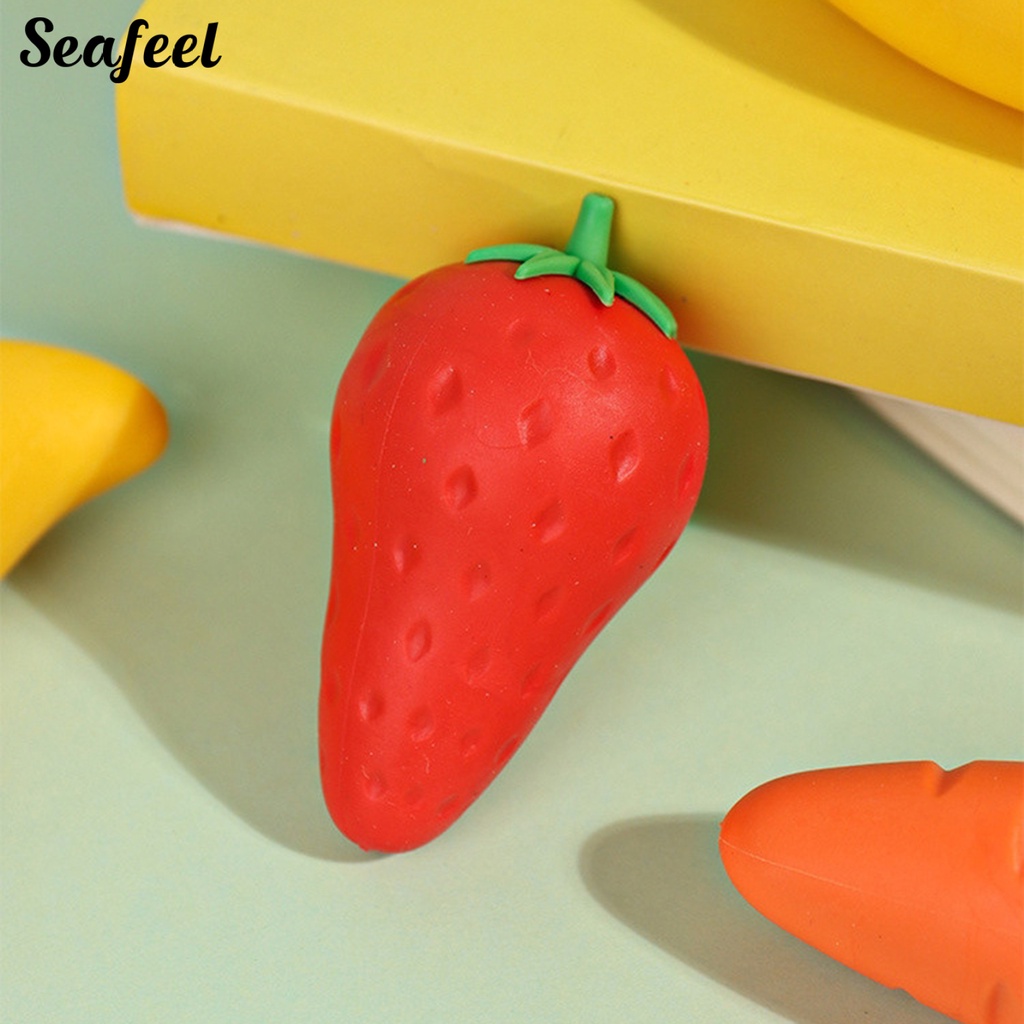 Set 2 Hộp Gôm Tẩy Hình Trái Cây Hoạt Hình Dễ Thương