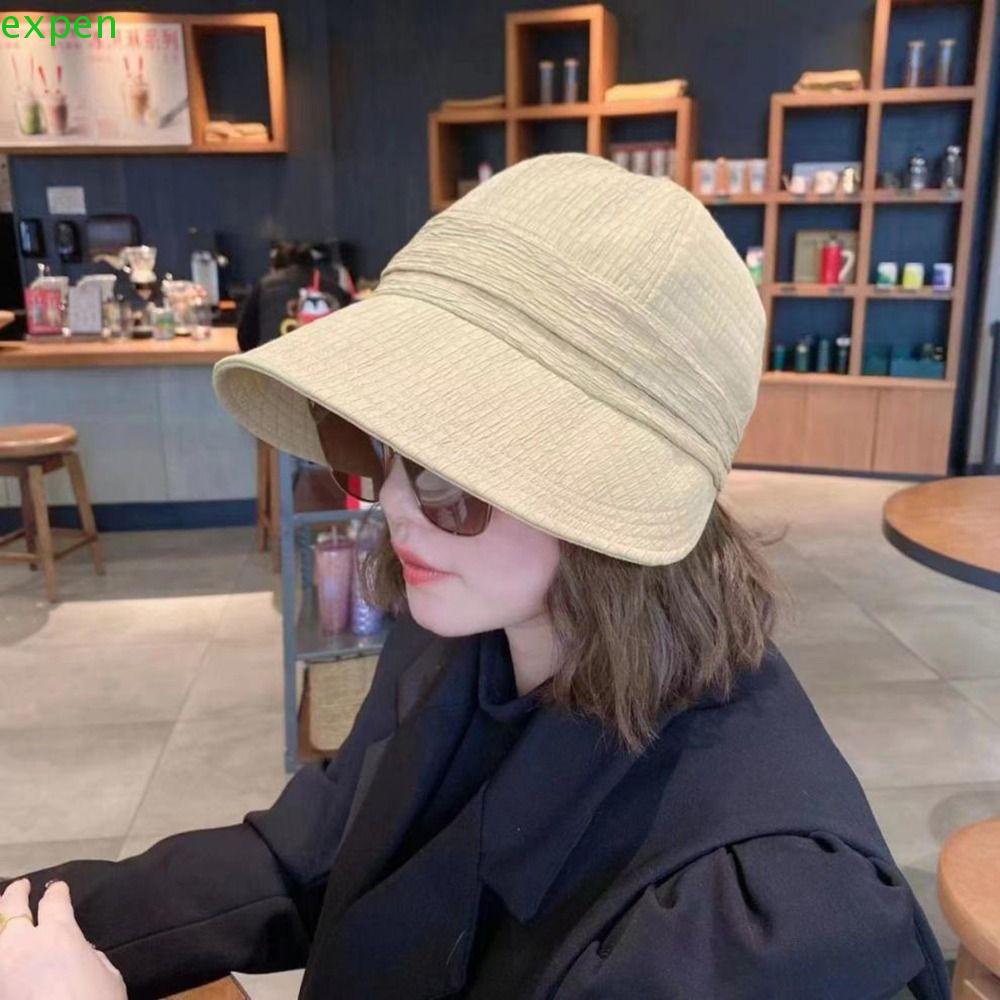 Mũ Tai Bèo Cotton Chống Nắng Phong Cách Hip Hop Hợp Thời Trang Cho Nữ