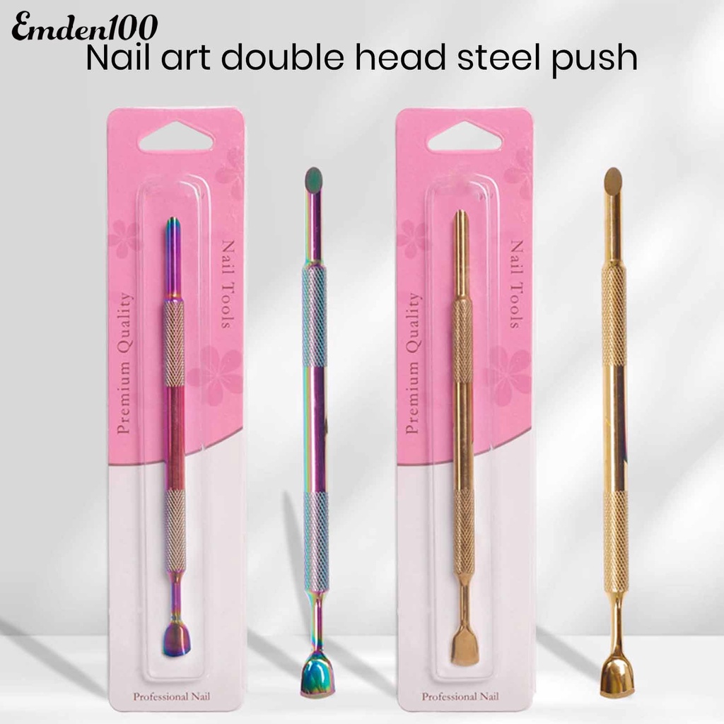 Dụng Cụ Cắt Móng Bằng Thép Không Gỉ Hai Đầu Dạng Cong / Vòng Cung