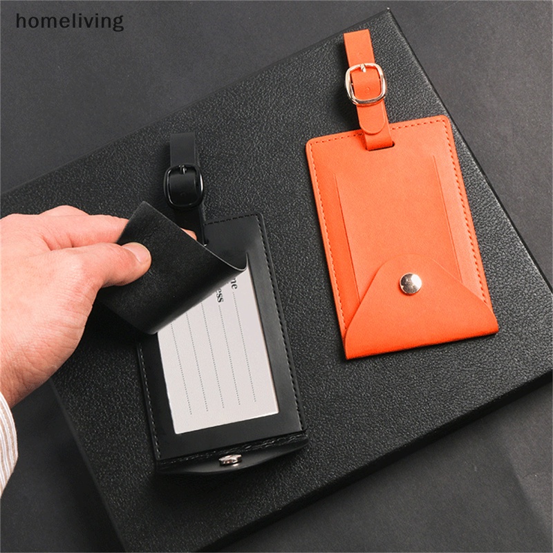 Thẻ Đeo Hành Lý Bằng Da PU Nhỏ Gọn Tiện Dụng